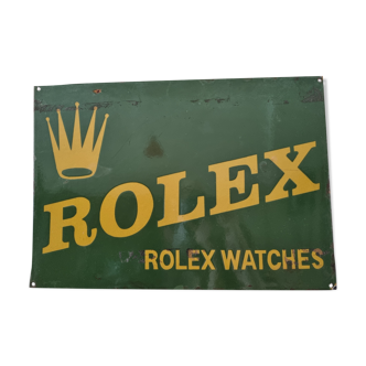 Rolex enamelled plate