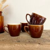4 vintage Villeroy & Boch coffee cups