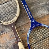 Lot de deux raquettes de tennis vintage