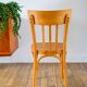 Baumann bistro chair in blond oak, 1950s