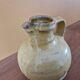 Eric Astoul (Born in 1954) in La Borne - Yellow enamelled stoneware pitcher