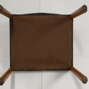 Pierre guariche: vintage 1970 chairs in black skai & beech 70s 19