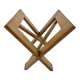 Scandinavian magazine rack in solid wood 1970