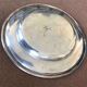 Art Deco silver metal presentation plate