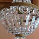 Balloon chandelier ø 30 cm crystal pendants 1 lights