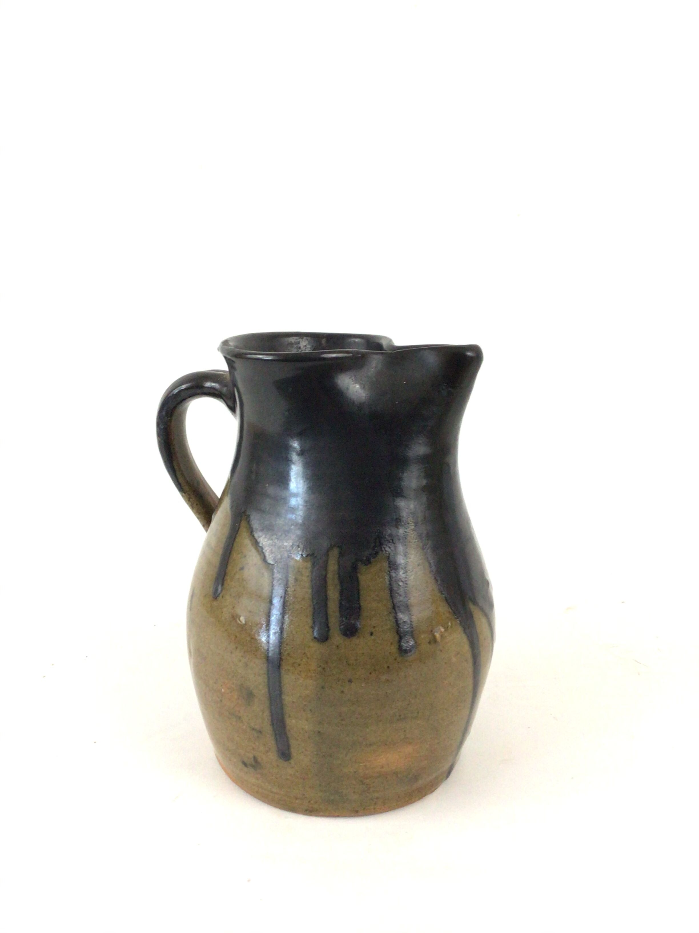 Pitcher In Gres Aristide Mallet Puisaye Debut XXeme