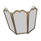 Brass fireplace screen