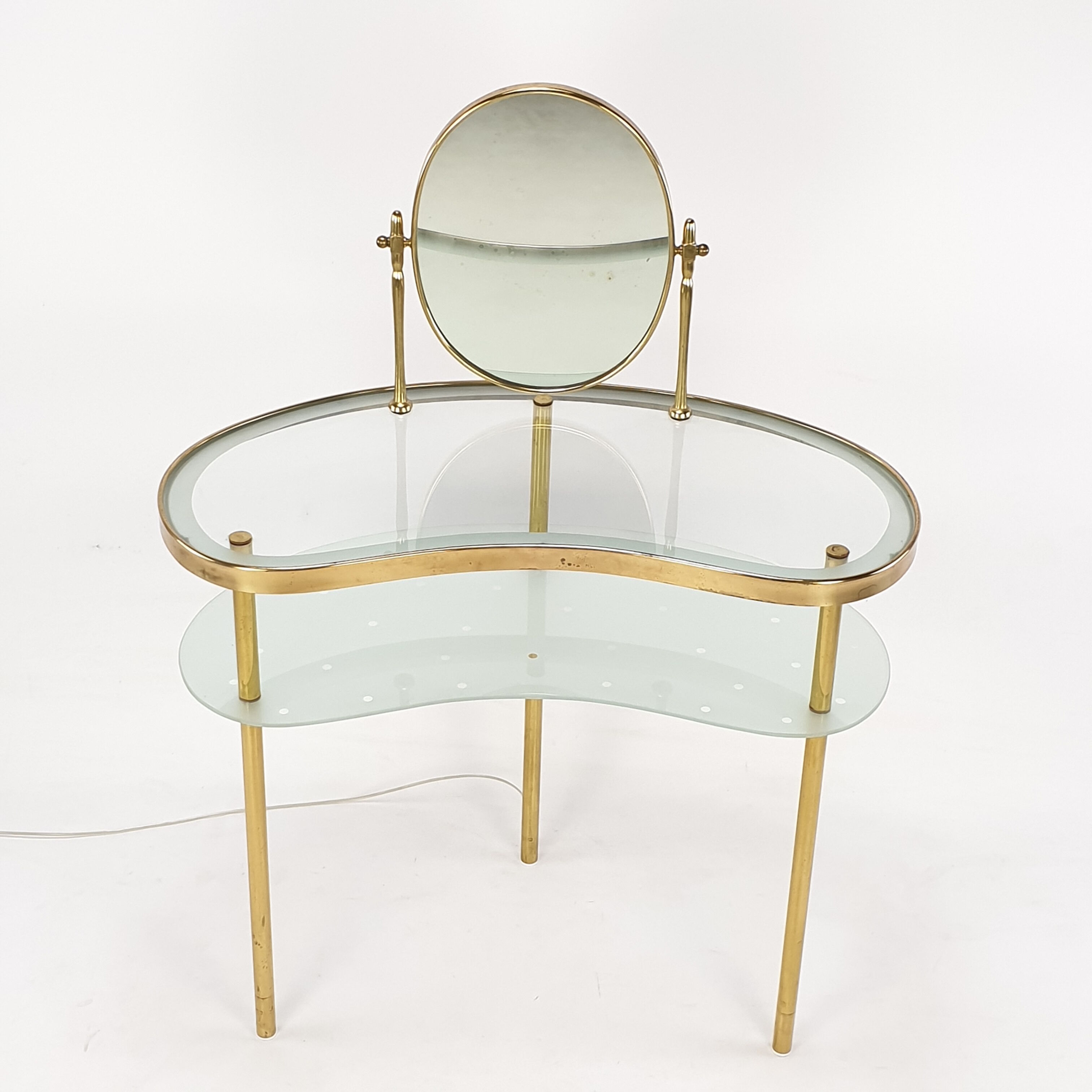 Luigi Brusotti dressing table with mirror, Italy 1940's