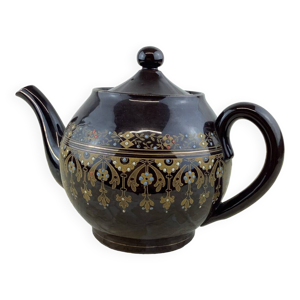 Théière ancienne sarreguemines