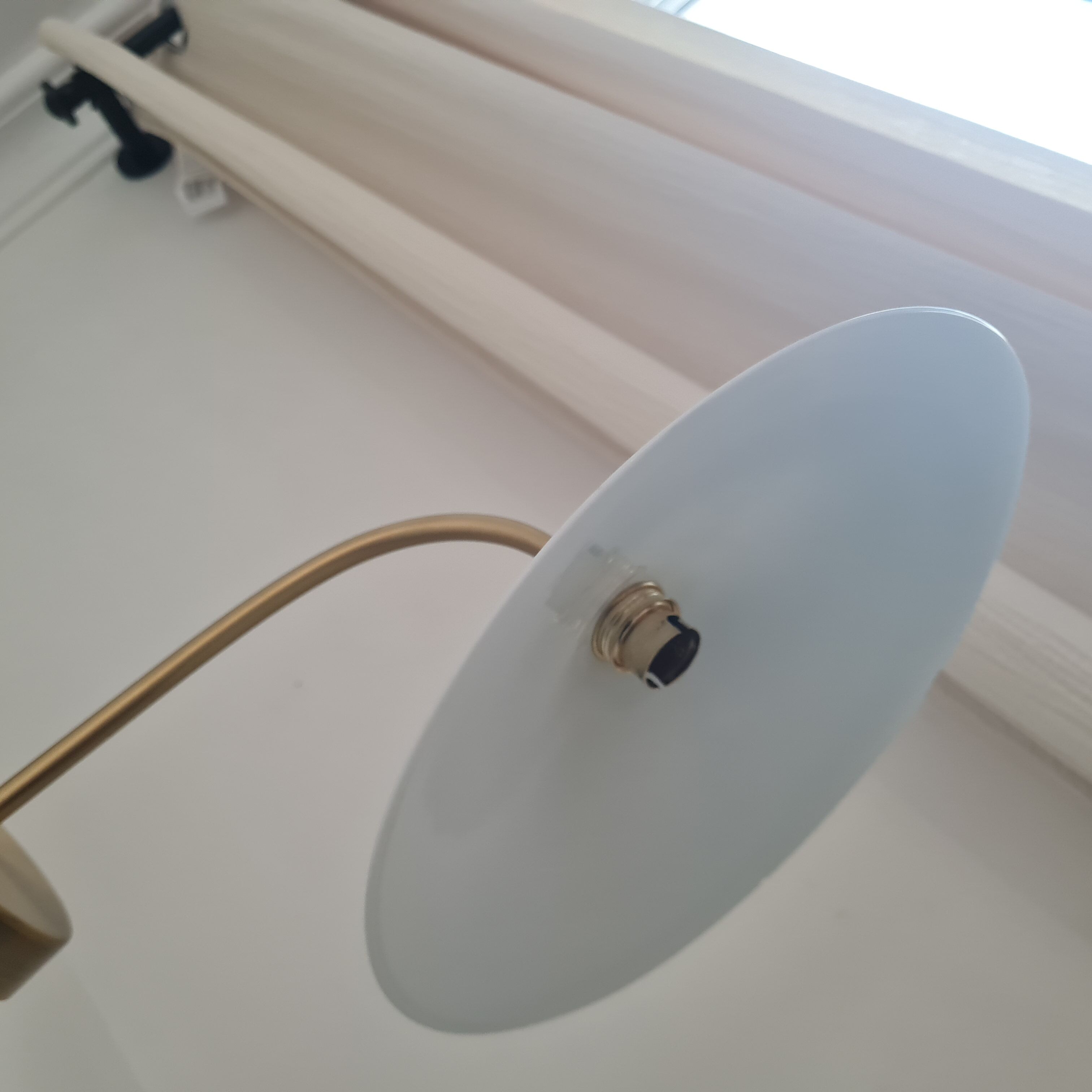 Pair of opaline wall lamps