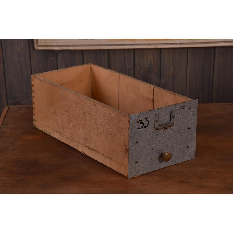 Old wooden drawer