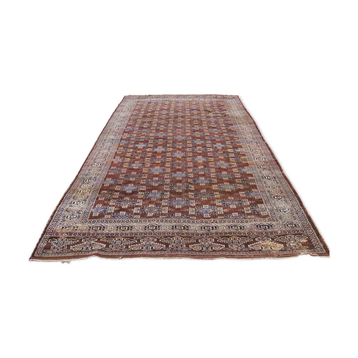 yamouth handmade old oriental rug 395 x 226 cm