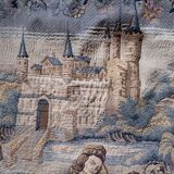 Vintage French tapestry wall hanging by Marc Waymel, 91cm x 117cm, 1960s