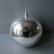 Luxium France silver metal apple-shaped ice bucket