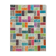 Handwoven anatolian contemporary 173 cm x 225 cm multicolor patchwork carpet