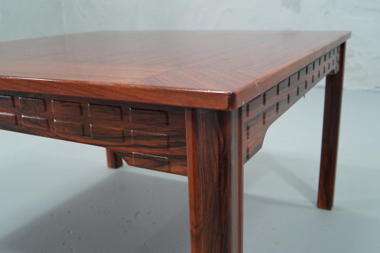 Rosewood and wenge coffee table from Alberts Tibro, 1970s