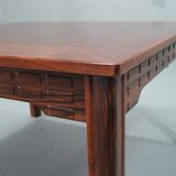 Rosewood and wenge coffee table from Alberts Tibro, 1970s