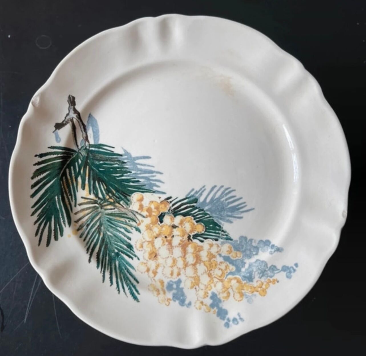 Dessert plates Sarreguemines Renaud and Clermont