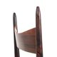 Suite de 4 chaises scandinaves en palissandre de Rio