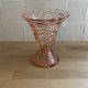Pop-up Christmas 2022 - Vintage Pink Glass Vase Molded 1960