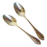 2 vintage silver plated Ercuis teaspoons