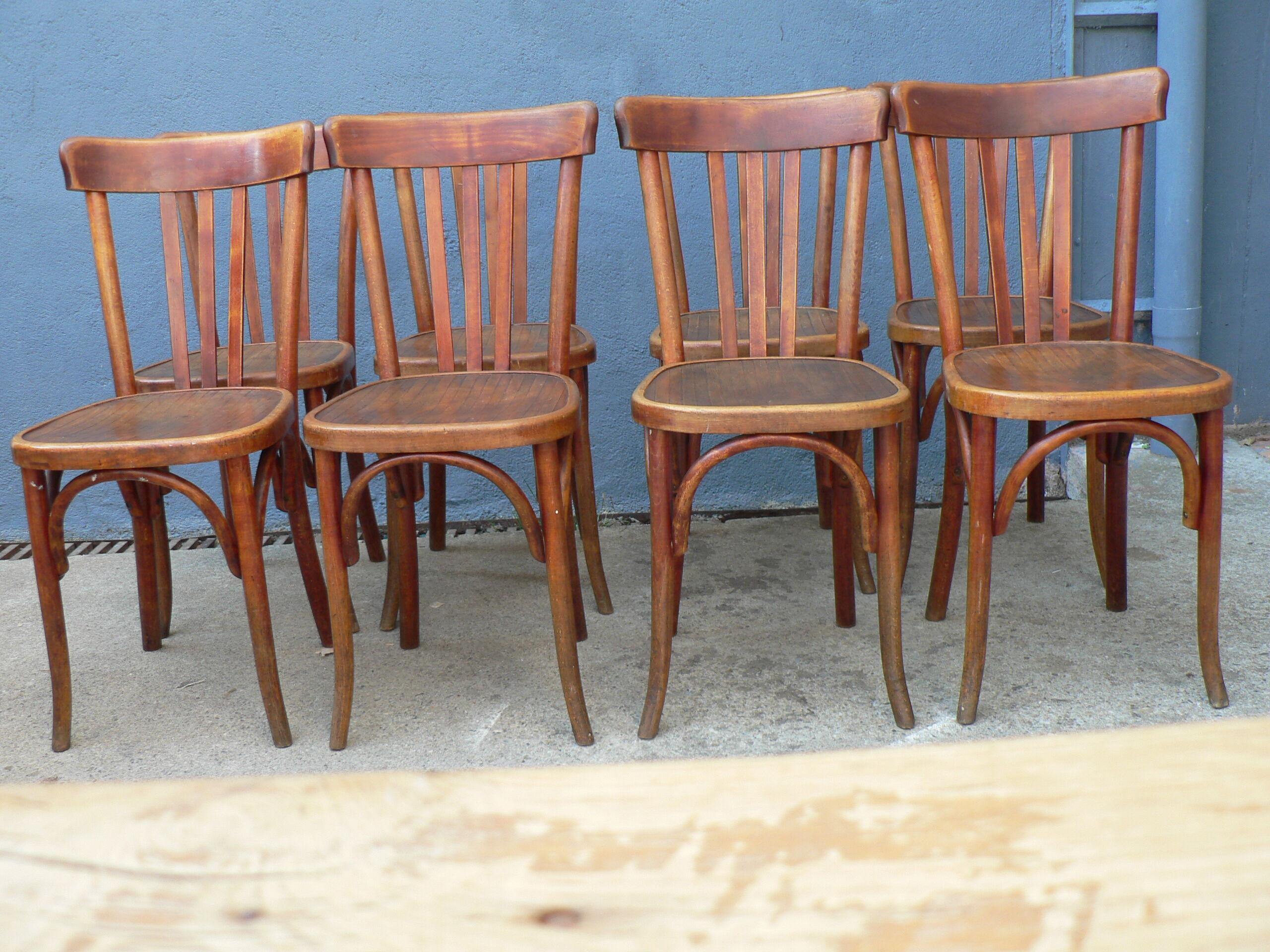 Set of 8 chairs Bistro Fischel