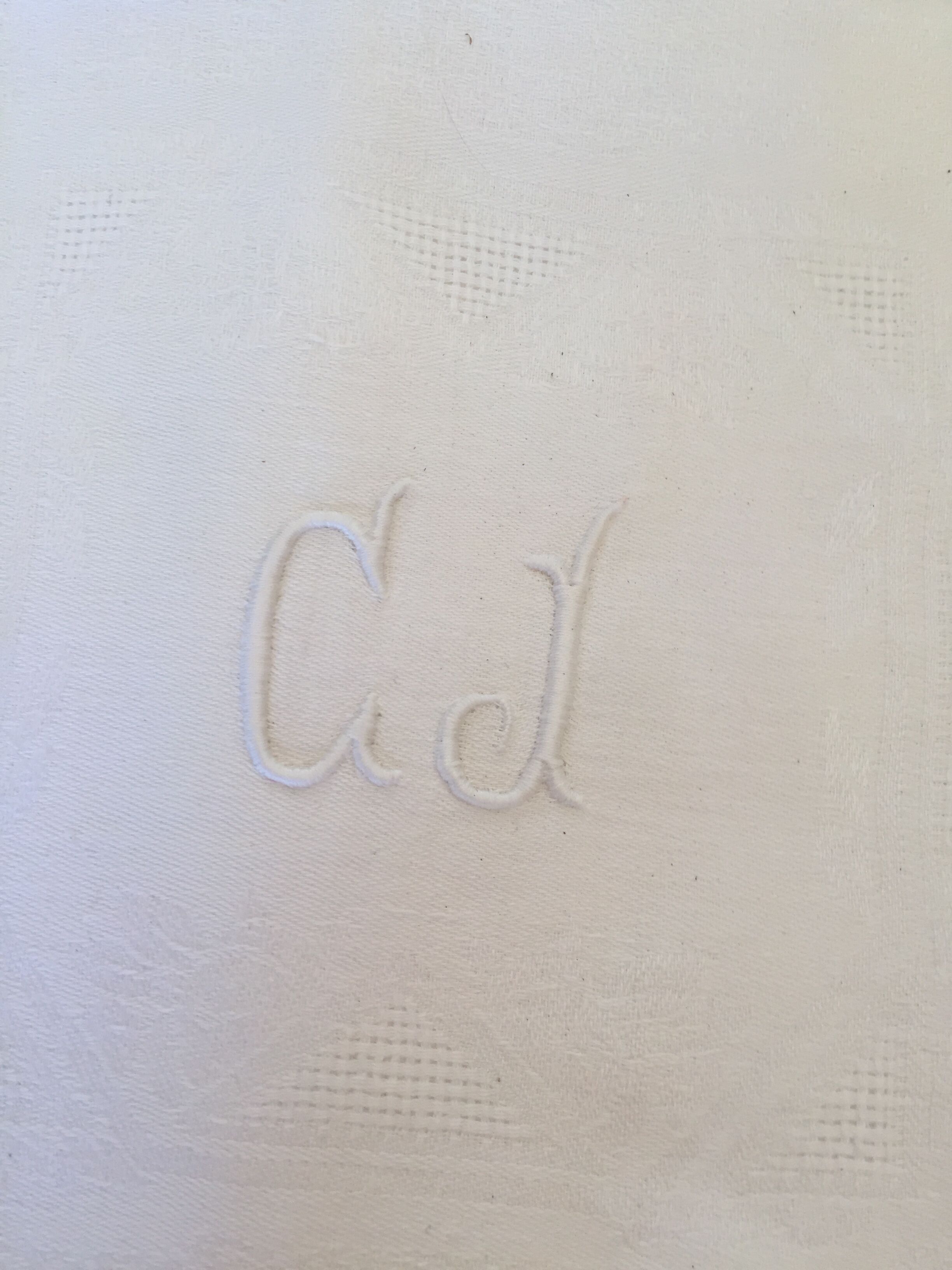 Lot of GJ monogram towels