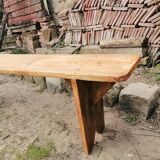 Raw wood bench L 158cm