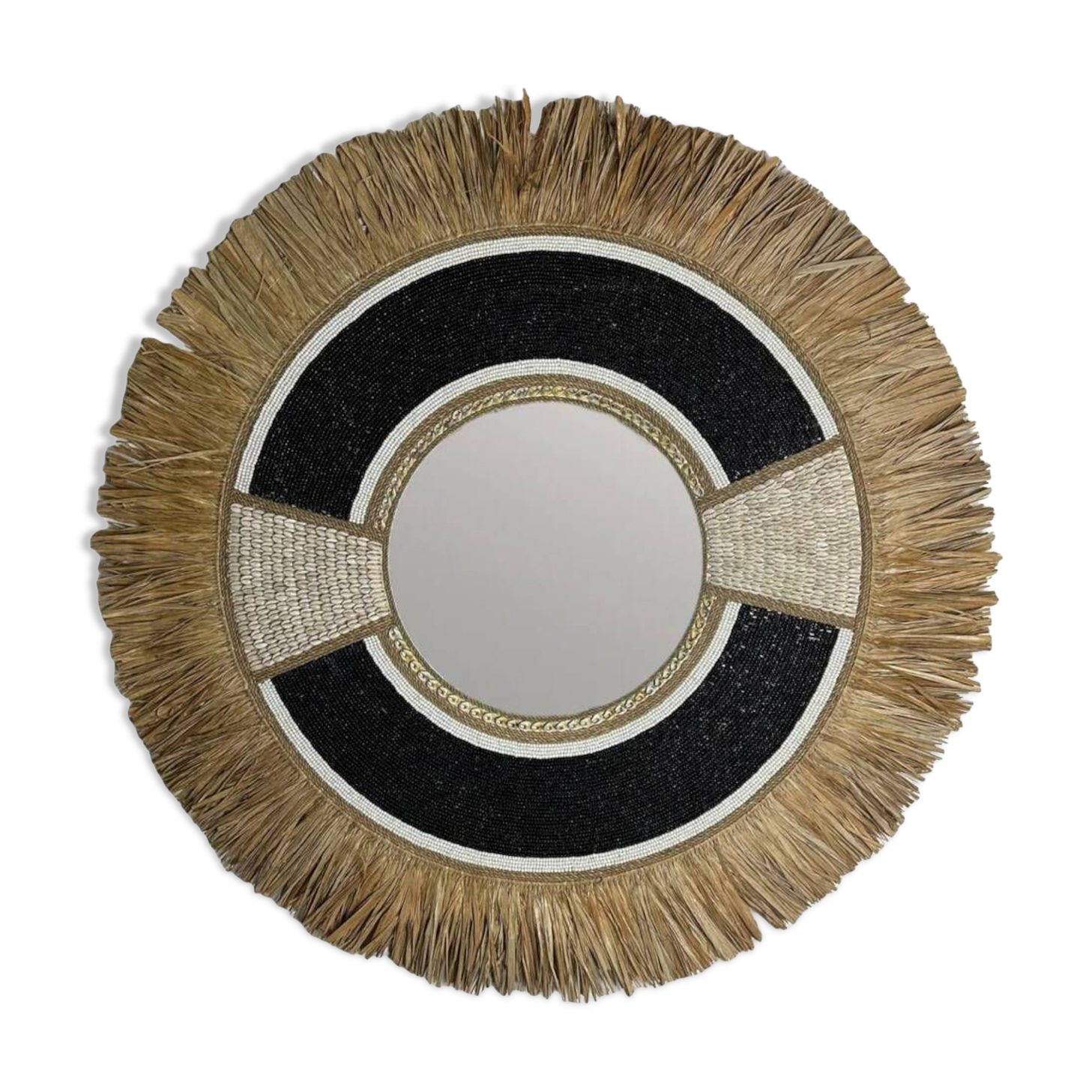 Bali handcrafted sun mirror