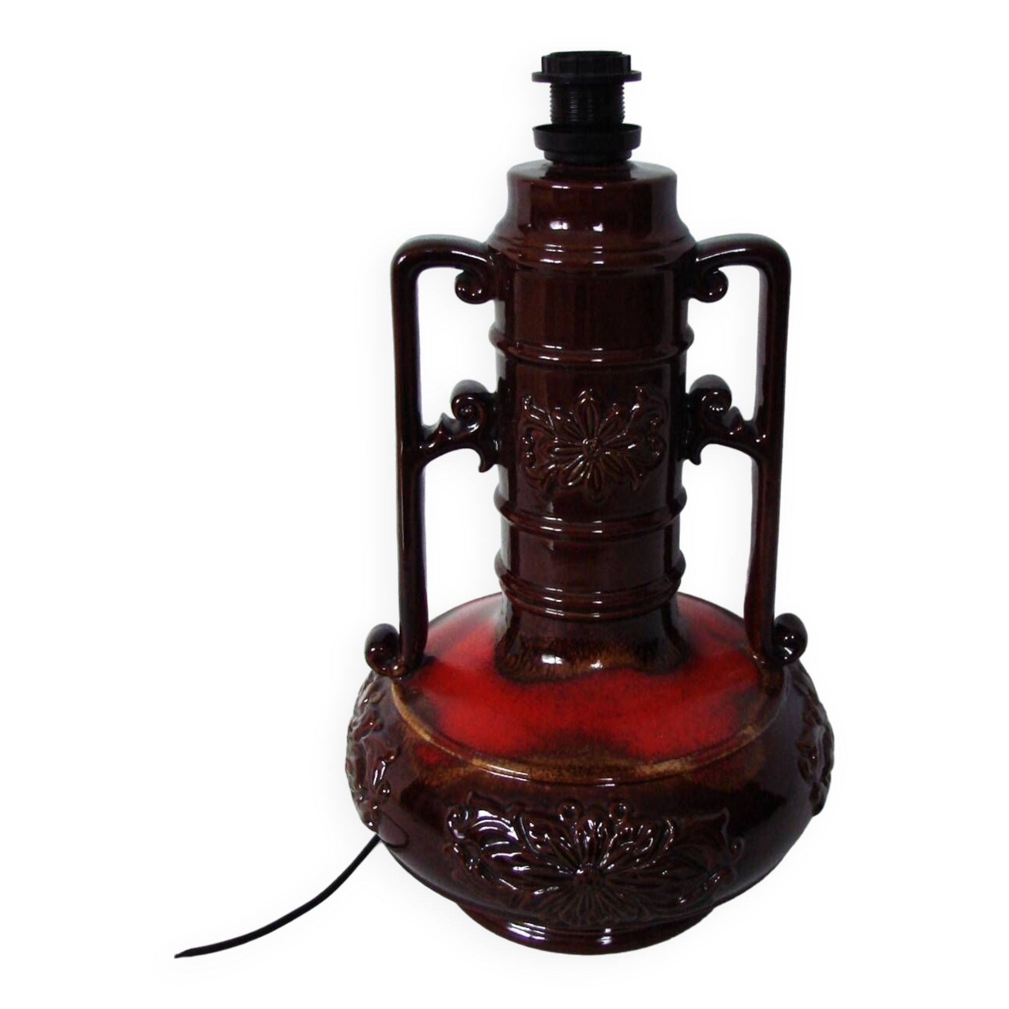 Ceramic floor lamp, 1970s.