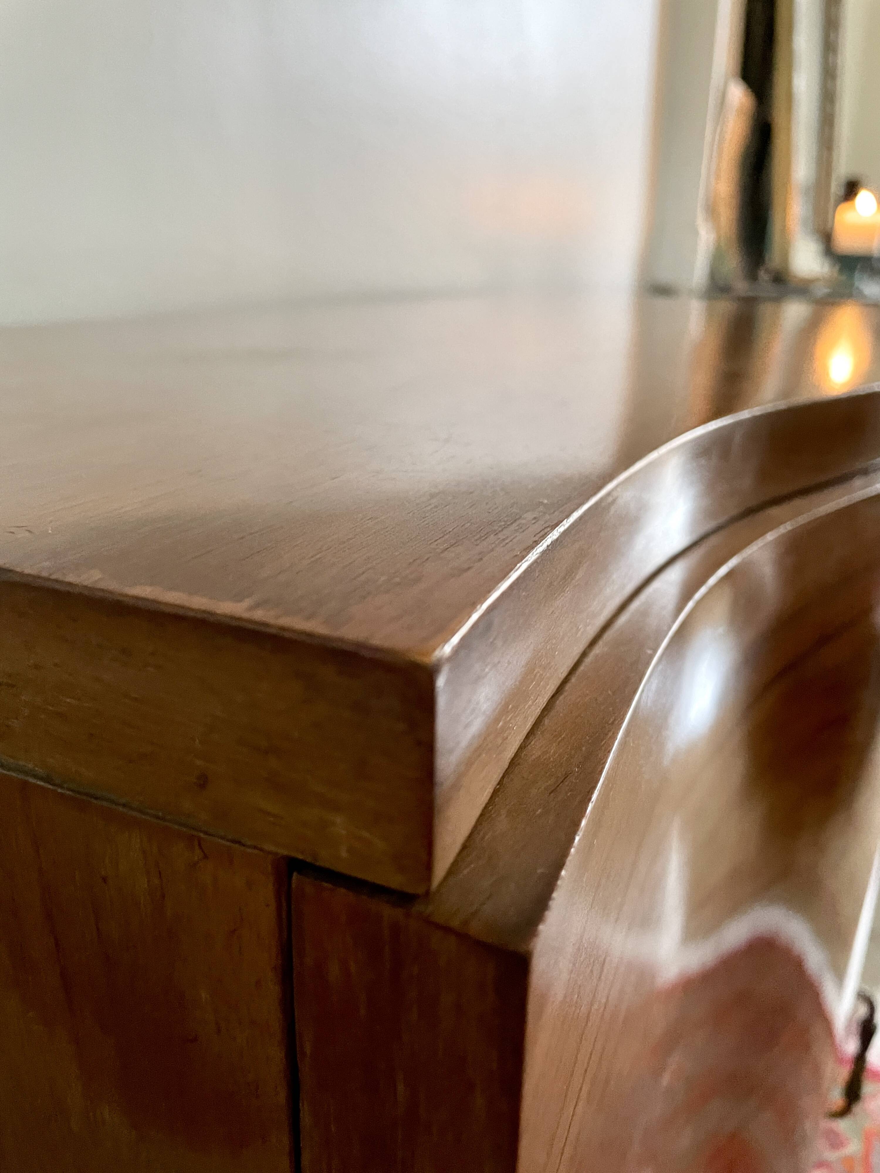 Small Art-Deco mustache piece of furniture