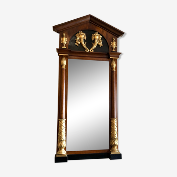 Russian mirror in neoclassical style. empire era, nineteenth century