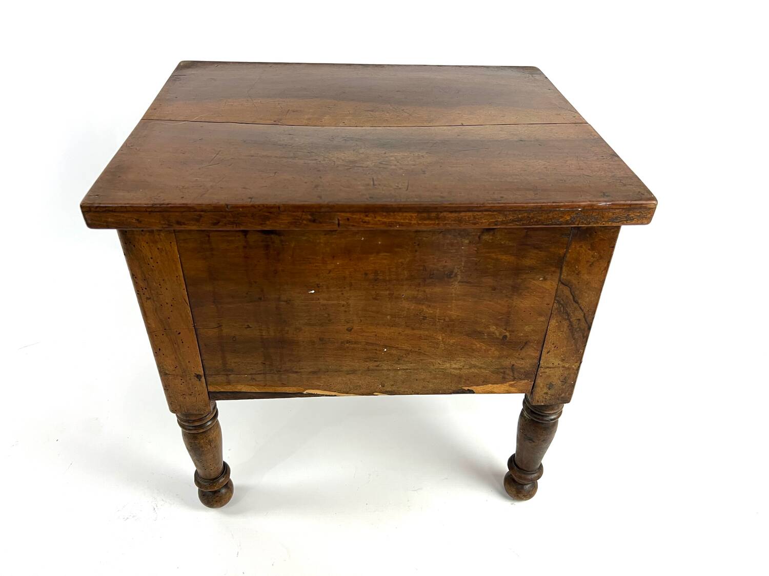 Wooden entrance trunk stool