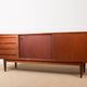 Danish teak sideboard 200 cm, model 31b, by Johannes Andersen 1960.