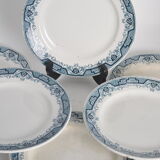 Assiettes plates terre de fer