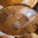 5 dishes in pressed laminated wood