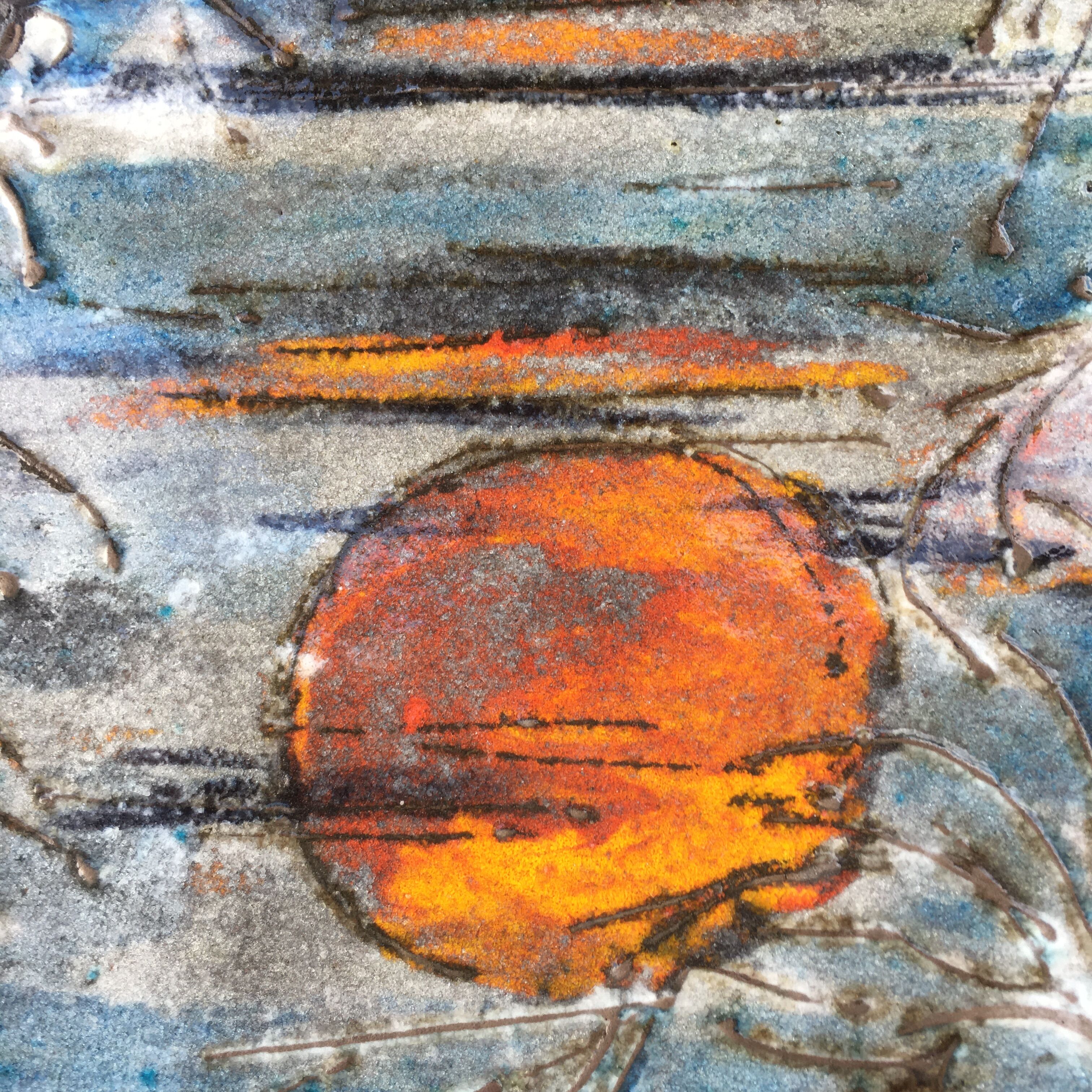 Sunset terracotta wall ceramic