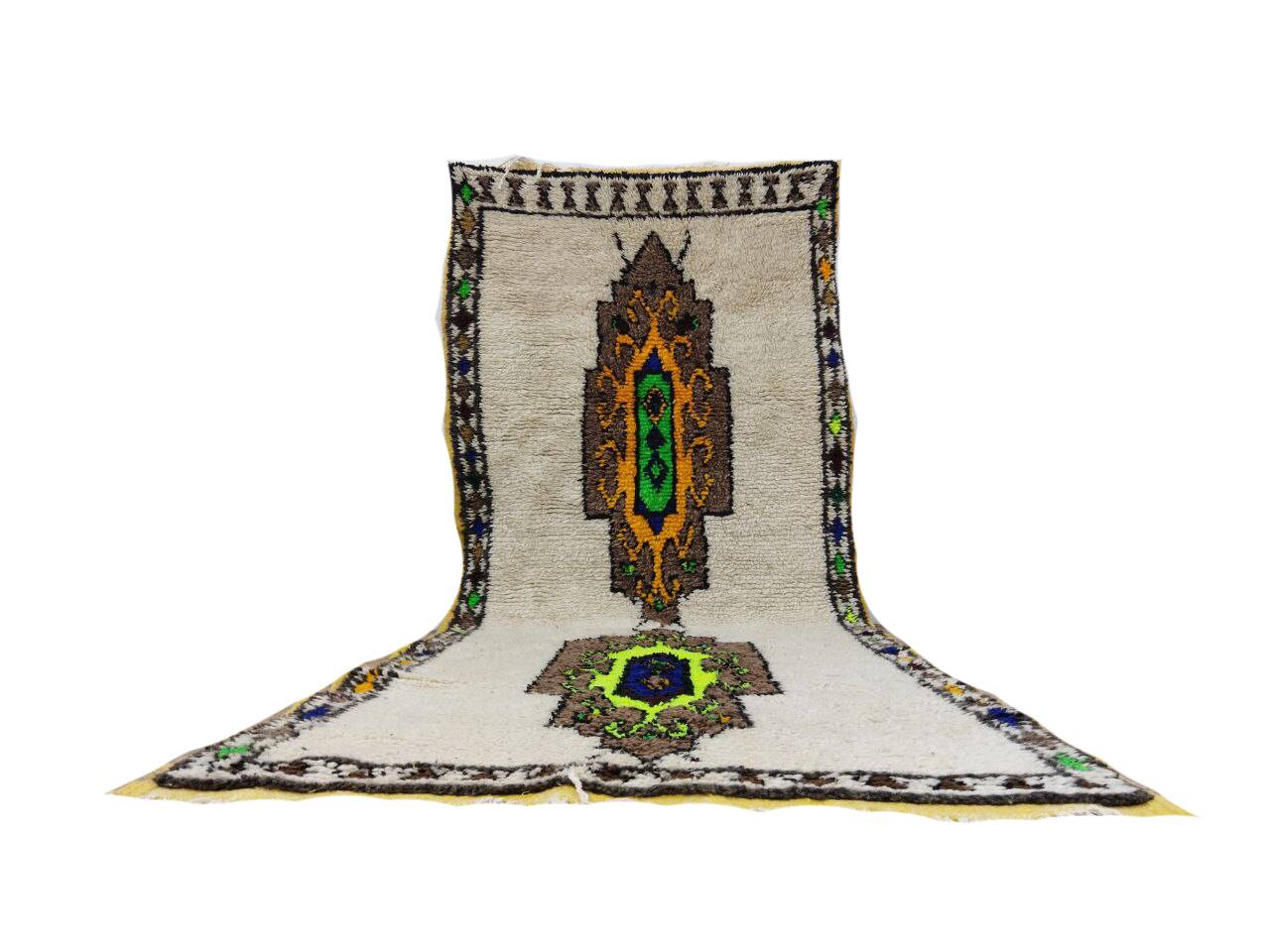 Handcrafted Moroccan Berber Rug 217 X 88