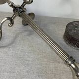 Five-light silver-plated candlestick