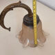 Old wall lamp with glass tulip