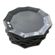 Grey plates
