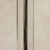 Rolf faschian floor lamp in plexiglass, brass and chrome metal