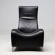 De Sede DS-264 Lounge Chair by Mathias Hoffmann, Swiss Leather Design