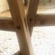 Antique wooden farm bench