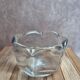 Large solid crystal bowl signed Kosta – vintage Scandinavian design