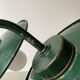 Outdoor enamelled tole wall lamp
