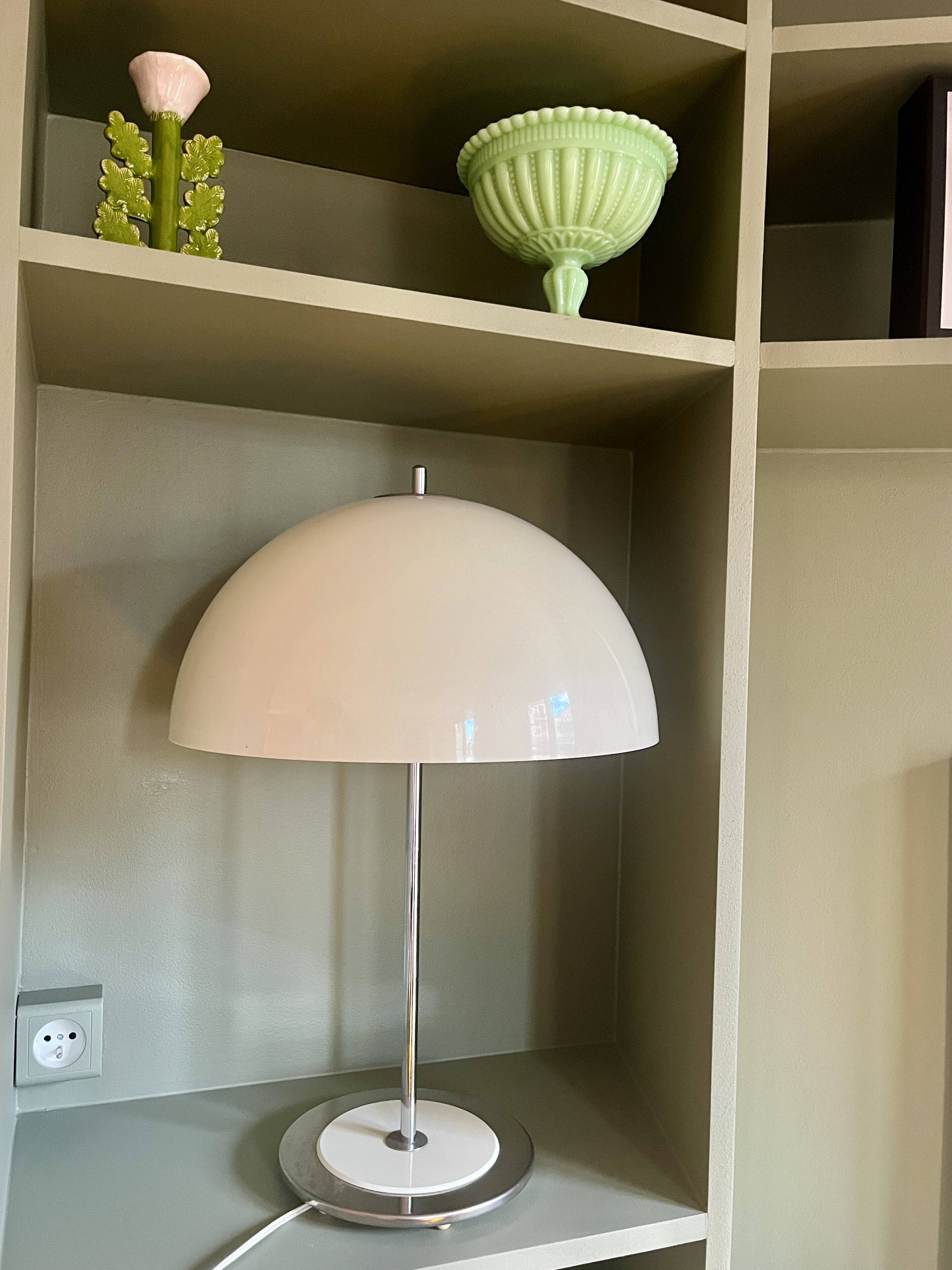 Unilux vintage design mushroom lamp