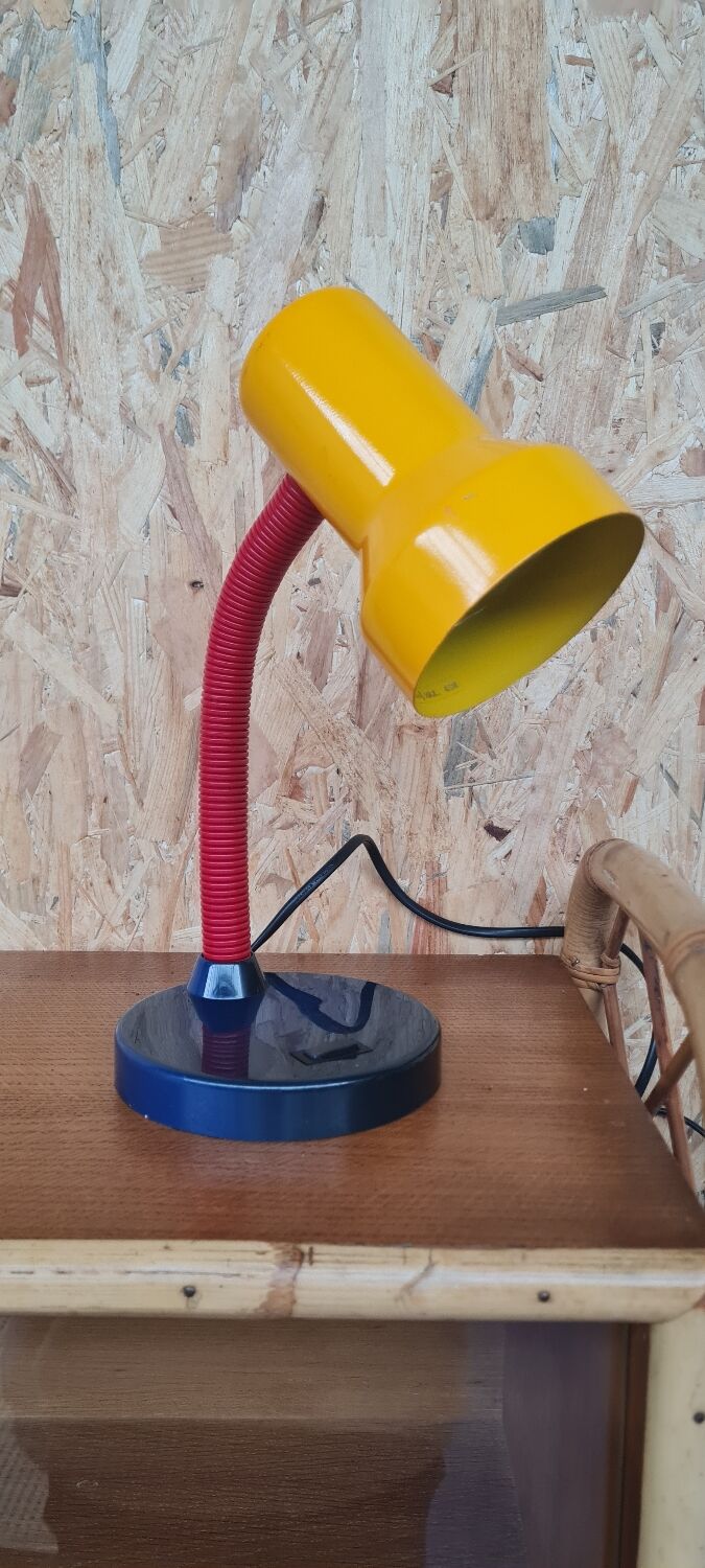 Table lamp primary color 1980