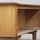 Vintage Mid-Century Oak Desk with 6 Drawers, Open Back, Kjærnulf Style