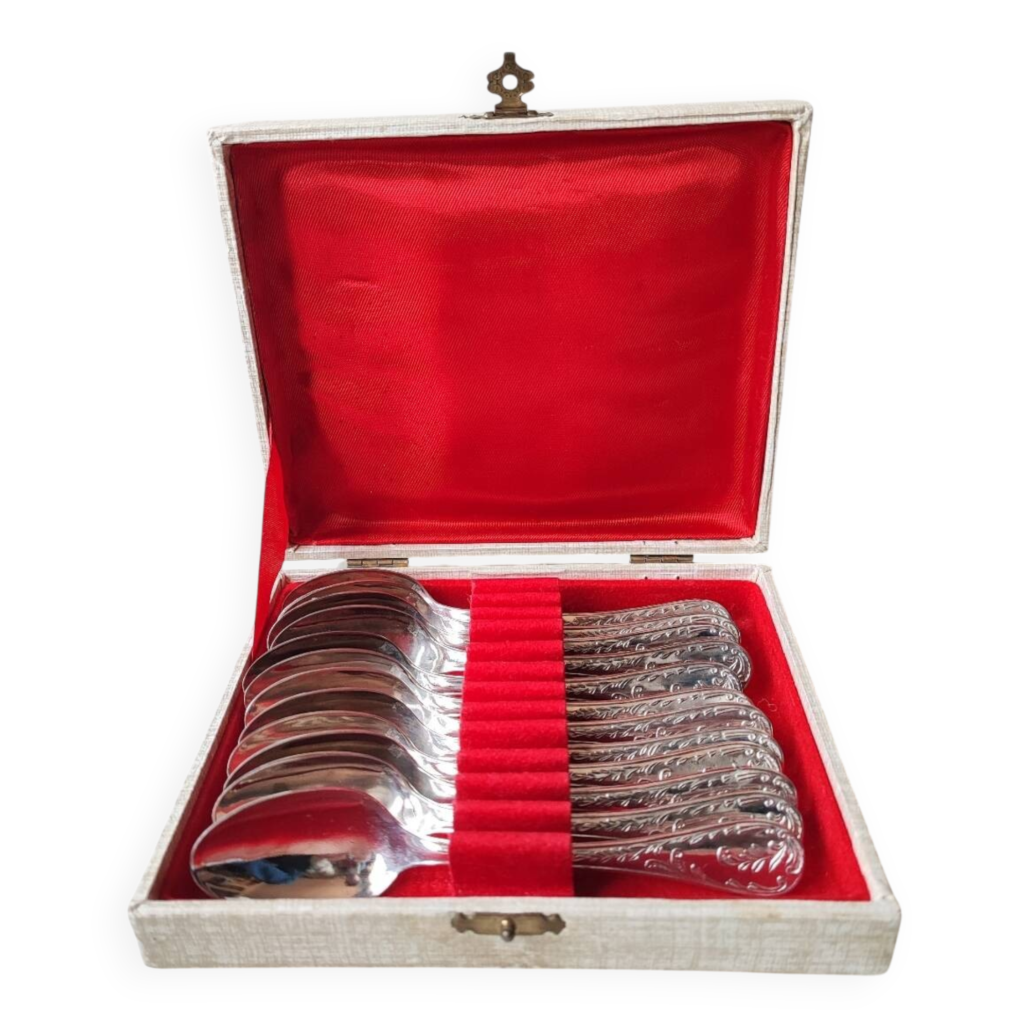 Silver plated teaspoons